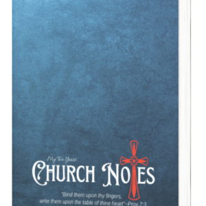 My Two Years Church Notes: Proverbs 7:3 - 6x9 Journal Tool