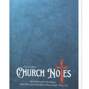 My One Year Church Notes: Proverbs 7:3 - 6x9 Journal Tool